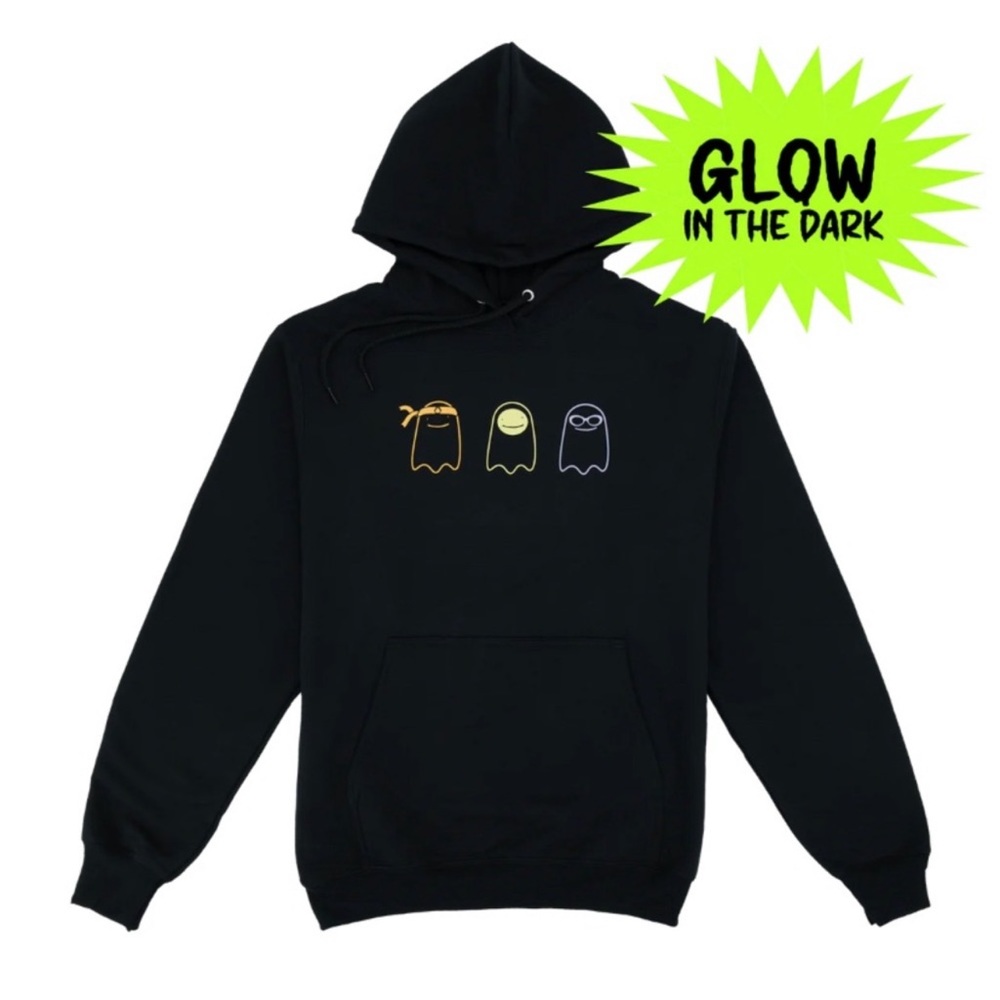 Limited edition glow in the dark teal dream Halloween hoodie
